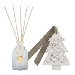 COFFRET DIFFUSEUR DE PARFUM RUBANS DE FETE - MUSC IRISÉ - MATHILDE. M