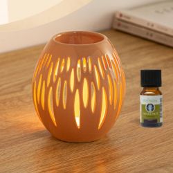 BRÛLE PARFUM SÉRIE CÉRAMY OVALI TERRA - ZEN ARÔME