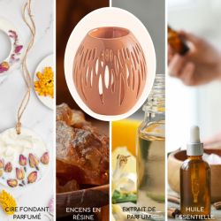 BRÛLE PARFUM SÉRIE CÉRAMY OVALI TERRA - ZEN ARÔME