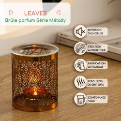 BRÛLE PARFUM SÉRIE MÉTALLY LEAVES - ZEN ARÔME