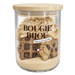 BOUGIE BIJOU BOIS BRIOCHÉ DORÉE - PEAU D'ÂNE