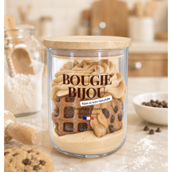 BOUGIE BIJOU BOIS BRIOCHÉ DORÉE - PEAU D'ÂNE