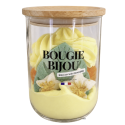 BOUGIE BIJOU BOIS MONOÏ CLEMENTINE - PEAU D'ÂNE