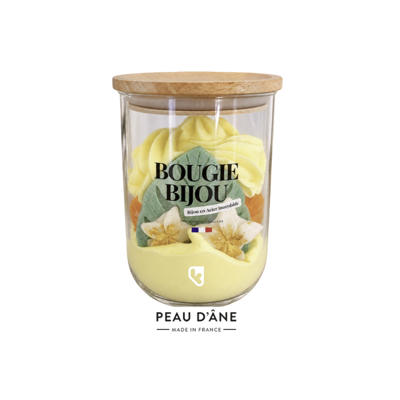 BOUGIE BIJOU BOIS MONOÏ CLEMENTINE - PEAU D'ÂNE
