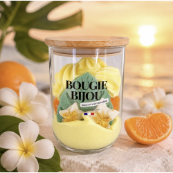 BOUGIE BIJOU BOIS MONOÏ CLEMENTINE - PEAU D'ÂNE