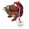 ÉCUREUIL ROUGE AVEC GLAND - SUSPENSION EN FEUTRINE - AMICA