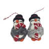 PINGOUIN AVEC SUCRE D'ORGE - SUSPENSION EN FEUTRINE - AMICA