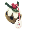 PUDDING DE NOËL - SUSPENSION EN FEUTRINE - AMICA