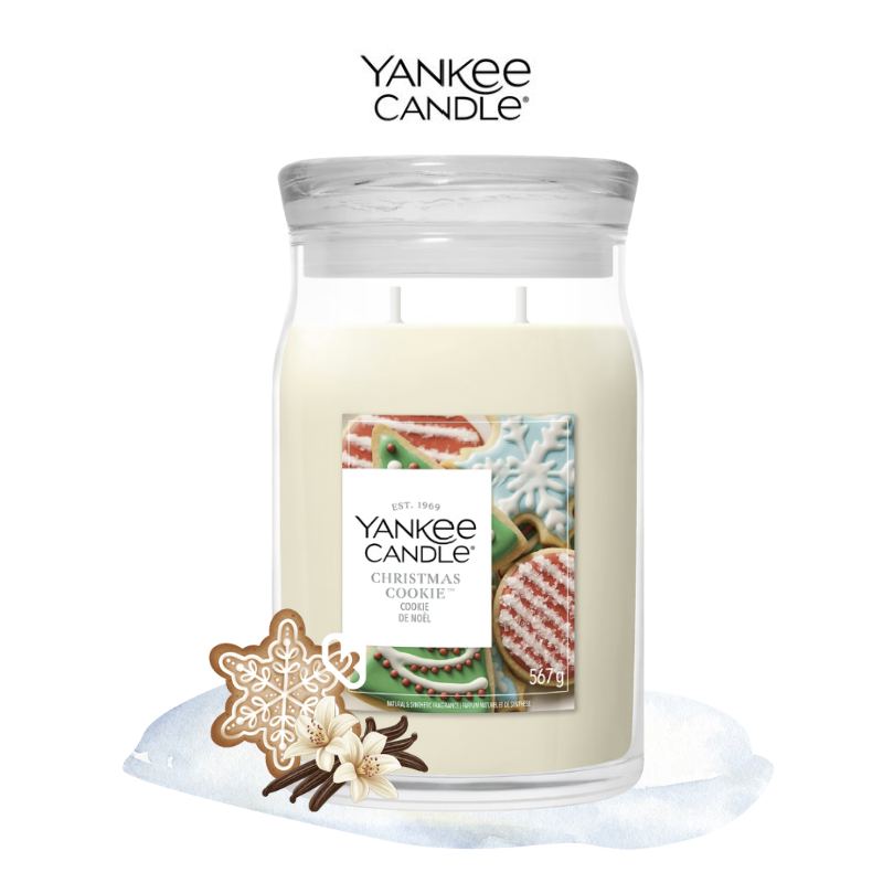 COOKIE DE NOEL - GRANDE JARRE - YANKEE CANDLE