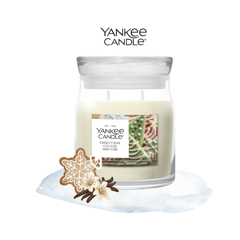 CHRISTMAS COOKIE - MOYENNE JARRE - YANKEE CANDLE