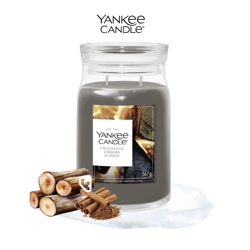 FEU CRÉPITANT - BOUGIE GRANDE JARRE - YANKEE CANDLE