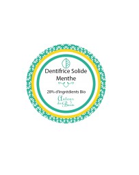 DENTIFRICE SOLIDE - AUX DEUX MENTHES - 30ML - AUTOUR DU BAIN